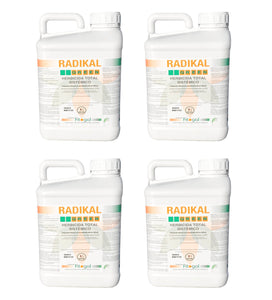 Herbicide Radikal Professionnel 4x5L tous jardins - Jardin Écolo